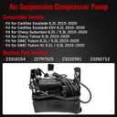 23316154 Air Ride Suspension Compressor Pump Fit for Cadillac Escalade ESV, for Chevy Suburban Tahoe, for GMC Yukon XL 2015-2020, OE Replace 22797525, 23282712, 23232591