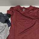 Real Essentials 5 Pack: Youth Dry-Fit Wicking Active Athletic Performance Short Sleeve T-Shirt Boys & Girls Shirts (Large)