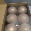 6 Pcs Neutral Textured Christmas Ball Ornaments 4 Inch Large Copper Rustic Xmas Tree Decorations Antique Farmhouse Modern Christmas Decorations for Tree Indoor Holiday Decor(Bronze)