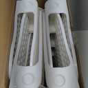 Shoe Slots Organizer Adjustable Shoe Stackers Double Deck Shoe Rack Holder Shoe Rack Storage Space Saver for Closet Organization (16 Pack, White)