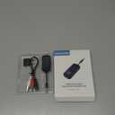 Premium Pro Bluetooth 5.4 Transmitter Receiver,Airplane Audio Adapter,Wireless Transmitter for TV/Travel Flight,Airline,Gym.Compatible with 2 AirPods/Headphones,Bluetooth Receiver for Car/Home Stereo (Black)