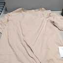 Cicy Bell Womens Oversized T-Shirts Summer Crew Neck Half Sleeve Tunic Tops Casual Loose Fit Basic Tee Shirt Light Khaki Medium