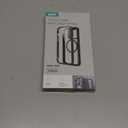 ESR for iPhone 15 Pro Case with Stand, Compatible with MagSafe, Full-Body Military-Grade Drop Proof Case with Built-in 9H+ Tempered Glass Screen Protector, Armor Series, Clear Black