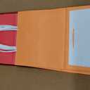 Eco‑Friendly Portable Kraft Paper Bag Shop Clothes Packaging Gift Bag, (Orange, Red, Green, Yellow)