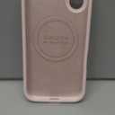 Vooii Magnetic for iPhone 17 Case, Compatible with Magsafe (Premium Liquid Silicone) (Integrated Camera Control Button) Full Body Protective Anti-Scratch Microfiber Lining 6.3", Chalk Pink