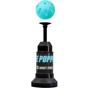 Bandit Sports Baseball Training Tee Popper 202, Hitting Tee for Perfect Swings, Batting Machine for Practicing Hitting Without a Pitcher (202 Popper Balls Not Included), Black