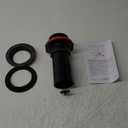 KOHLER 3" Toilet Flush Valve Kit, Black, Compatible with Kohler Wellworth toilets, 3" Canister with a 3" Outlet, GENUINE PART 1069722