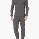 Amazon Essentials Thermal Long Johns Underwear Set for Men, XL, Charcoal