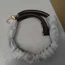 jiesinlov 27.5inches Vachetta Leather Shoulder Rolled Strap Replacement,Bags Strap for Soft Lucky Speedy 25 30 Handbags (Coffee)