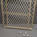 Toddleroo by North States - Diamond Mesh Wooden Baby Gate: Pressure Mounted Baby Gate for Doorways - Adjustable 26.5 to 42 Inches Wide - 23 Inches Tall