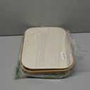 LONBET Laundry Basket with Lid, Made from Breathable Fabric | Aesthetic Clothes Hampers for Laundry with Side Handles & Sturdy Bamboo Frame (26 lb- Single, Beige)