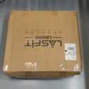 LASFIT Floor Mats for Ford F250 F350 F450 2017-2026 Crew Cab Front Bench Seat | Rear W/Fold-Flat Storage Carpet Floor Super Duty All Weather Protector TPE Car Floor Liner, 1st & 2nd Row, 2pcs Black