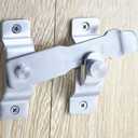 Barn Door Latch Sliding Lock Stainless Steel, Barns Doors Hasp Lock for Window Cabinet Garage and Shed Flip Gate Latches Latch Safety Barrel Bolt