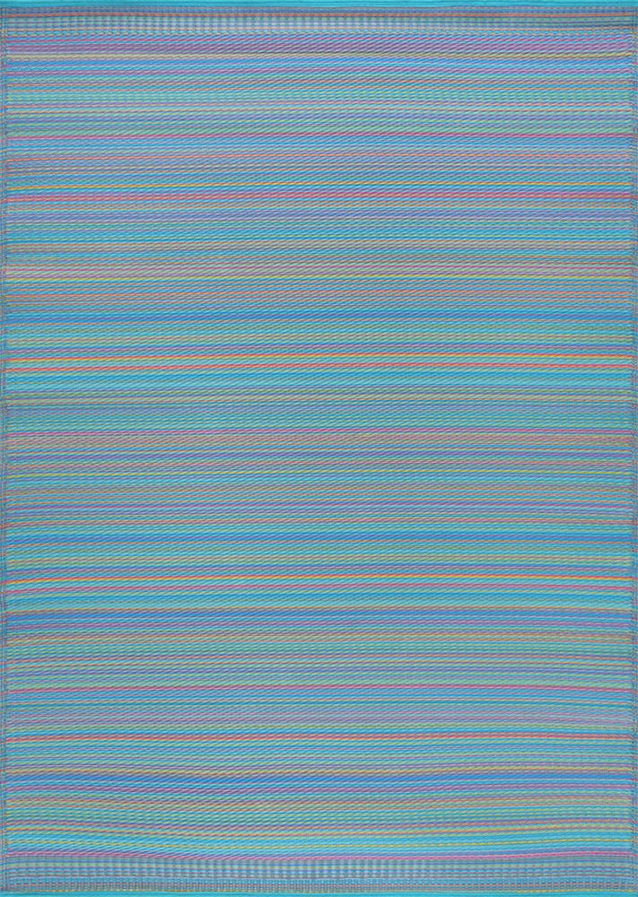 7x10 Multi-Color Striped Gradient Bars Area Rug SUN1406 - Aprx 7' 10" x 10' 2"