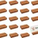 18Pcs Wood Place Card Holders, Wedding Reception Place Name Displays, Photo and Number Stands for Home Party Banquet Table Seating Decor