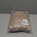 NICETOWN Thick Linen Blend Taupe Curtains 120 inches Long, Grommet Bedroom Window Treatments Privacy Added with Light Filtering Window Treatments for Living Room, W55 x L120, 2 Panels