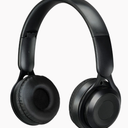 iLive IAHB48MB Bluetooth Over-The-Ear Headphones w/Microphone (Matte Black)