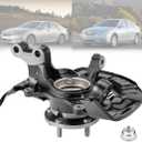 Front Right Steering Knuckle & Wheel Bearing Hub Assembly for Lexus ES350 2007-2012, Toyota Camry 2007-2017 3.5L, LK044 686-260, 686260