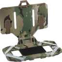 Tactical Vest Phone Holder,Molle Mount,Universal Chest Phone Board Carrier Foldable Navigation Board, for Outdoor Paintball Airsoft Hunting Game (CP)