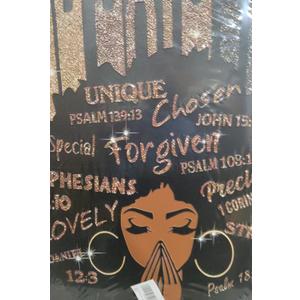 KecKoth God Says I Am Canvas Wall Art 16x24 Inch