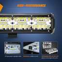Nilight LED Light Bar 37Inch 780W Triple Row Flood Spot Combo 78000LM Driving Work Light Off-Road Lighting for Trucks Pickup Car Golf Cart SUV ATV UTV 4x4 Van Camper Boat