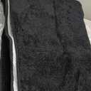 YIHOUSE Bathroom Rug Set 2 Piece, Memory Foam Black Bath Mat Set Non-Slip Quick Dry Bath Mats for Bathroom, Super Absorbent Washable Bath Rug for Bathroom Floor Sink Tub and Shower