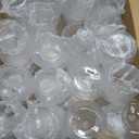 40 count 12 Ounce Ribbed Cups Origami Unbreakable Stemless Plastic Wine Champagne Whiskey Glasses Elegant Durable Disposable Indoor Outdoor Ideal for Home, Office, Bars, Wedding, Ripple (Clear)