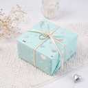 WRAPAHOLIC Wrapping Paper Roll - Mini Roll - 3 Rolls - 17 inch X 120 inch Per roll - Pastel Color and foil Patterns for Wedding, Bridal Shower, Birthday, Baby Shower, Mother Day, Valentine's Day