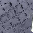 PRETTYGARDEN Eyelet Dresses for Women 2026 Summer Short Sleeve V Neck Hollow Out Ruffle A Line Boho Beach Vacation Mini Dress Large