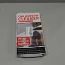 desin Windshield Cleaning Tool, Car Window Cleaner Windshield Cleaner with 4 Reusable and Washable Microfiber Pads and Extendable Handle Auto Inside Glass Wiper Kit (Dark Blue)