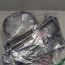 JeCar Front Grill Inserts & Headlight Cover Kit Compatible with Jeep Wrangler 2018-2023 JL & Unlimited, Black