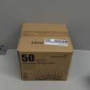 Vintage C9 Christmas Lights Outdoor, 50 FT C9 String Lights with 50 Clear Bulbs, Waterproof Christmas Tree Light for Outdoor Indoor Xmas Roofline Backyard Garden Patio Home Holiday Decor, Green Wire