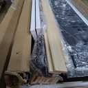 Feonase Queen Size Lift Up Storage Bed Frame, Velvet Upholstered Platform Bed Frame with Wingback Headboard, Hydraulic Storage, No Box Spring Needed, White