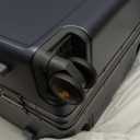 LEVEL8 Zipperless Checked Luggage with Aluminum Frame, Upgraded Medium Hardside Suitcase with Spinner Wheels, Metal Travel Luggage with Double Tsa Locks, 24 Inch, Blue