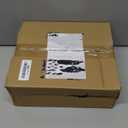 Inclined File Organizer for Desk, 7-Section Vertical File Folder Holder Office Desk Organizer Metal Rack File Wire Mesh Desktop Document Sorter for Office School Classroom Home (Black)