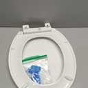 KOHLER 20111-0 Brevia, Slow Close Toilet Seat, Round Toilet Seat, Grip-Tight Bumpers Quick-Attach Hardware, White