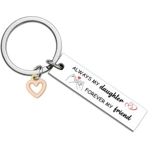 Daughter Gifts From Mom Daughter Keychain From Mom | Daughters Birthday Christmas Mothers Day Gift Ideas