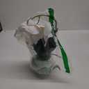 Forlaoers Tall 17" White Real Touch Orchid Artificial Flowers with Vase Fake Orchids Silk Floral for Home Decor Indoor Bathroom Decoration Potted Office Table Centerpieces Arrangements