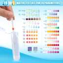 19 in 1 Drinking Water Test Kit with 100 All-in-One Water Test Strips & 2 Bacteria Tests - Home Water Quality Test Strips for Well, Tap Water, City Water, Tub and Swimming Pool Testing Strips