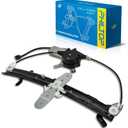 PHILTOP 741-688 Rear Left Driver Side Power Window Regulator with Motor Compatible with Lincoln Town Car 1998-2011