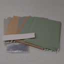 SUNEE 25 Count Hanging File Folders, Pastel Colors, Hanging File Folders Letter Size, Hanging Folders with 1/5-cut Tabs, Designed for Bulky Files, Filing Cabinets, Medical Charts