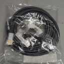 Monoprice 8K Certified Ultra High Speed HDMI Cable - Braided - HDMI 2.1, 8K@60Hz, 4K@120Hz, 48Gbps, HDR, VRR, CL2 In-Wall Rated, 6ft, Black