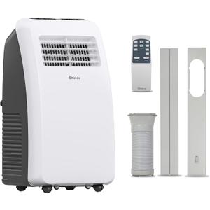 Shinco 8,000 BTU Portable Air Conditioner - 3-in-1 Cool/Dehumidifier/Fan for Rooms Up to 350 sq.ft, Remote Control & 24H Timer, Compact AC Unit for Bedroom/Office