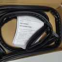 Upgraded WR14X27236 Refrigerator Door Gasket Compatible with GE Refrigerator Door Seal WR14X21221 WR14X21234 Fridge Seal Replacement GTE16DTHCRBB GTS16GSHCRSS Door Gasket Fridge Door Seal Black