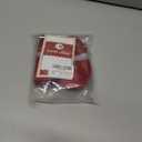 Lionet Paws Silk Collar and Leash Set, Adjustable Comfortable Red Collar with Metal Buckle for Small to Large Dogs, Neck 16-24 Inches