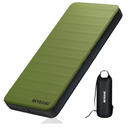 4" Thick Self Inflating Sleeping Pad with 13R Memory Foam, 78" x 29" Camping Mattress with Pump Sack, Portable Roll Up Bed, Inflatable Outdoor Mat for Rooftop Tent Car Truck Van, 4 Season