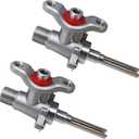 DG94-00933B Range Surface Burner Valve DG94-00933A Surface Burner Valve Rear Fits for Samsung Range/Stove/Ovens Replaceable 4011494 AP5967693 PS11720720 EAP11720720 (Gray 2PC)
