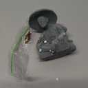 livelyfish Mini Fisherman Statue Asian Zen Decoration Sitting Fishing Figurines Sandstone Vintage Ornament for Aquarium Fish Tank Pot Garden Home Japanese Decor (C2)