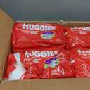 Huggies Size 4 Baby Diapers, Little Movers HuggFit 360 Baby Diapers with 360 Waistband, Size 4 (22-37 lbs), 144 Count (4 Packs of 36), Packaging May Vary