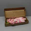 38 Inch Orange Orchids Artificial Flowers 6 PCS Fake Orchids Velvet Silk Orchids Faux Orchid Flowers Long Stem Artificial Flowers for Tall Vase for Home Wedding Decoration(Orange)